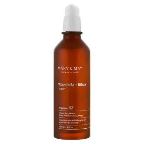 Mary&May Toner pentru Hidratare și Regenerare, Vitamin B5 + Bifida, 120ml