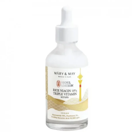 Mary&May, Rice niacin 10% Triple Vitamin Serum, Ser cu niacinamidă 10%, 80ml