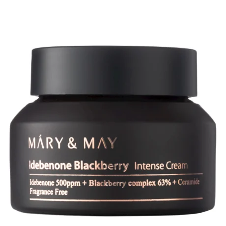 Mary&May, Idebenone+Blackberry Intense Cream, Cremă intensă anti-îmbătrânire, 70g