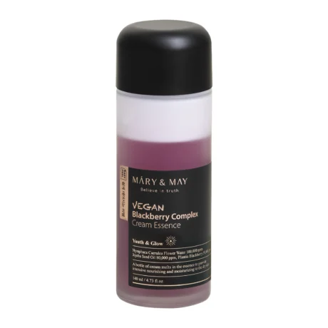 Mary&May, Vegan Blackberry Complex Cream Essence, Esență cremă cu complex de mure negre, 140ml