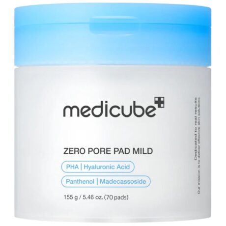 Medicube, Zero Pore Pad Exfoliating Face Pads, Discuri exfoliante pentru pori, 70 pcs
