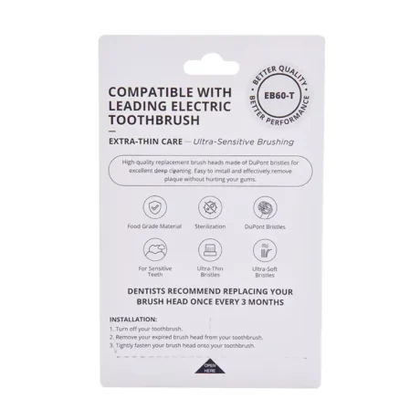 Capete periuta dinti electrica Eb60-t compatibil oral b ambalaj spate