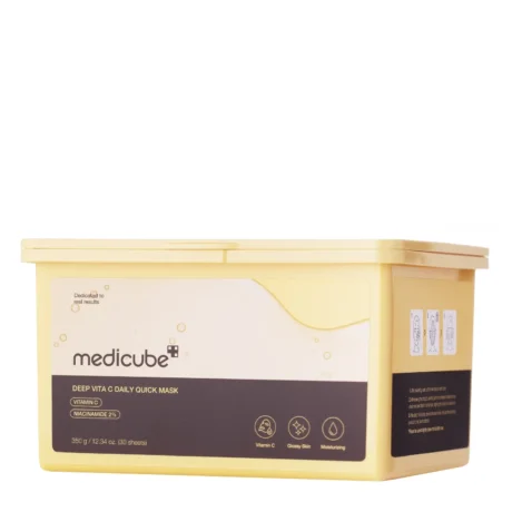 Medicube, Deep Vita C Daily Quick Mask, Mască iluminatoare cu vitamina C, 30 buc