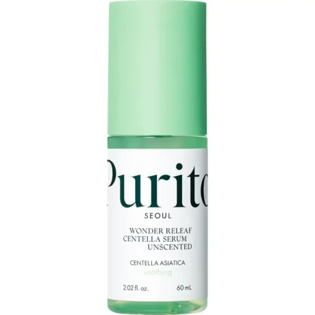Purito, Wonder Releaf Centella Serum Unscented, Ser calmant cu centella asiatica, 60g