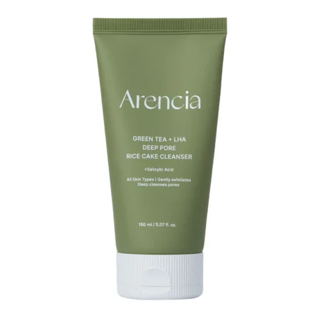 Arencia, Green Tea + LHA Rice Cake Cleanser, Curățare delicată cu ceai verde, 150g